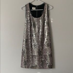 Short, sassy sequined dress size 6